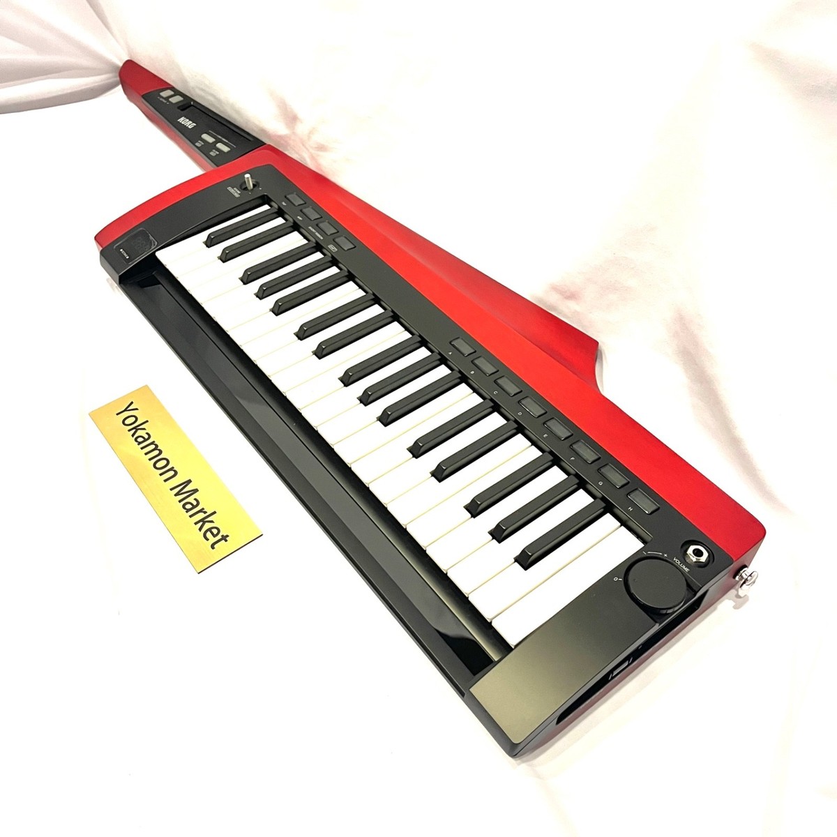 RK-100S 2 KORG トランスルーセントレッド Korg RK-100S 2 RD Translucent Red Keytar Synthesizer 37Keys