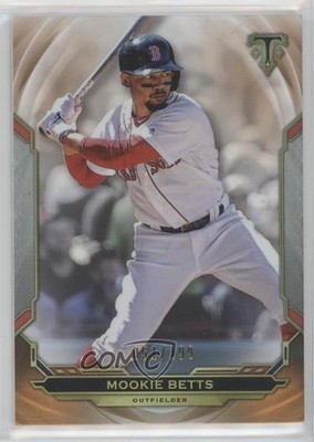 2019 Topps Triple Threads Amber /199 Mookie Betts #86 12i0