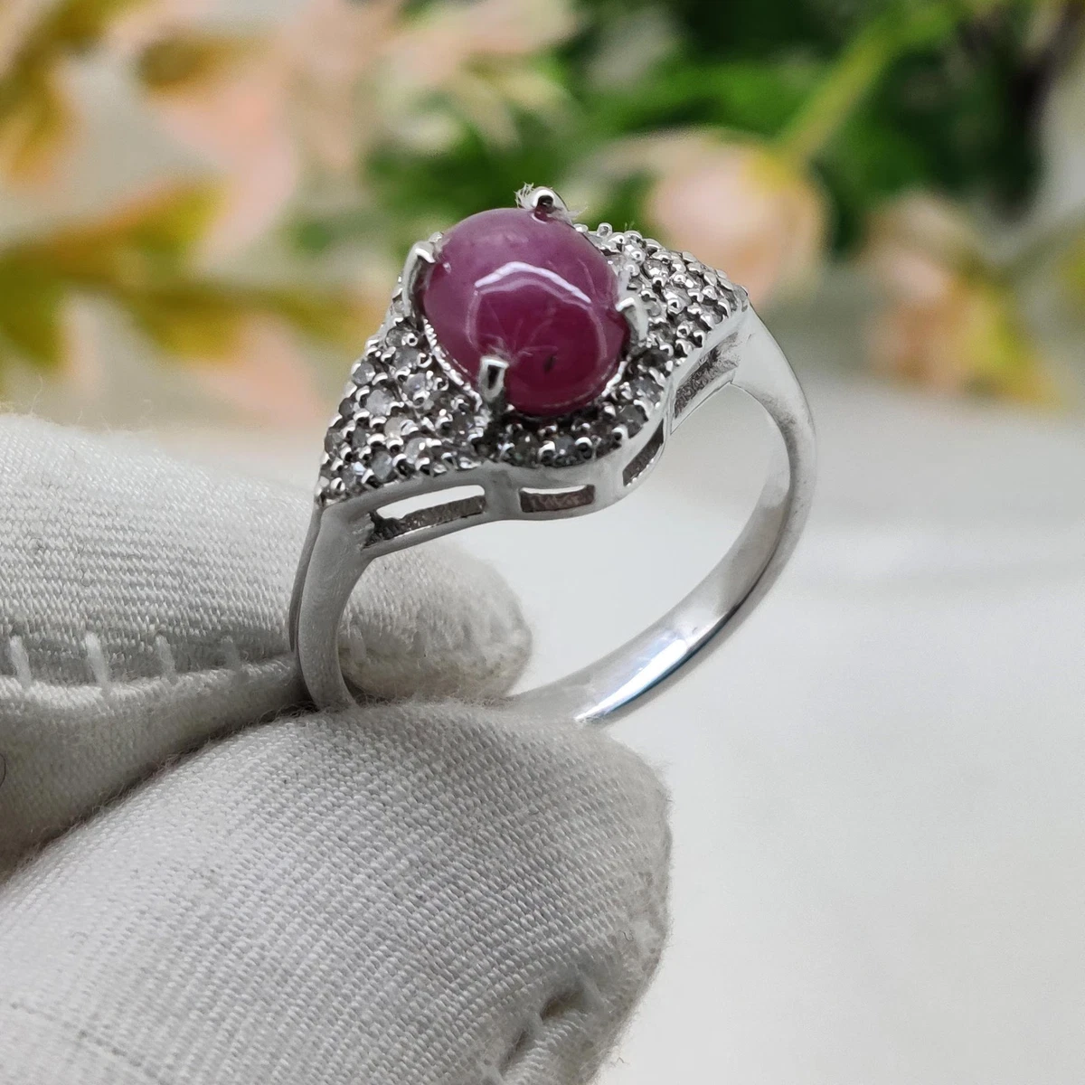 Sterling Silver Ruby Fine Rings for Sale - eBay