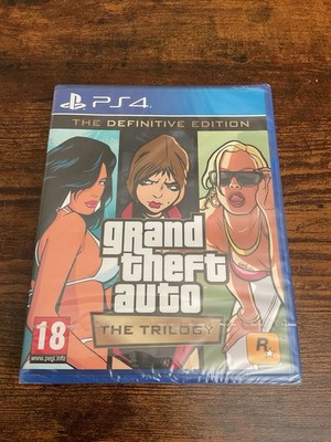 UK IMPORT READ! Grand Theft Auto Trilogy PS4 Definitive GTA PlayStation 4 New