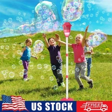 Fully automatic rose and sunflower street light bubble machine (red)