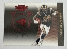 2010 Panini Plates & Patches #91 Steven Jackson card, Los Angeles Rams #/499