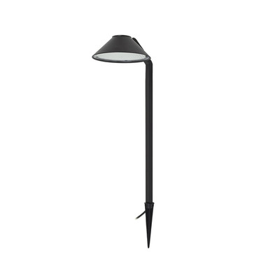 Lindby Erdspießleuchte Gartenstrahler LED Außenleuchte schwarz Capelo Aluminium