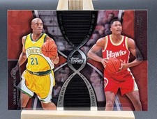 Topps In the Genes 2008 IG8 Damien Wilkins Dominique Wilkins Sonics Hawks