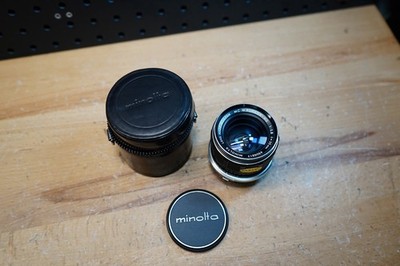 (E) Minolta MC W.Rokkor-HG 35mm f/2.8 Wide Angle MF Lens MC Mount w/ Case