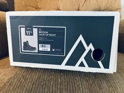 Alpine Design Kamik Men's Size 11.5 Bryson Grey Suede Winter Boots AD23MC002-GRY