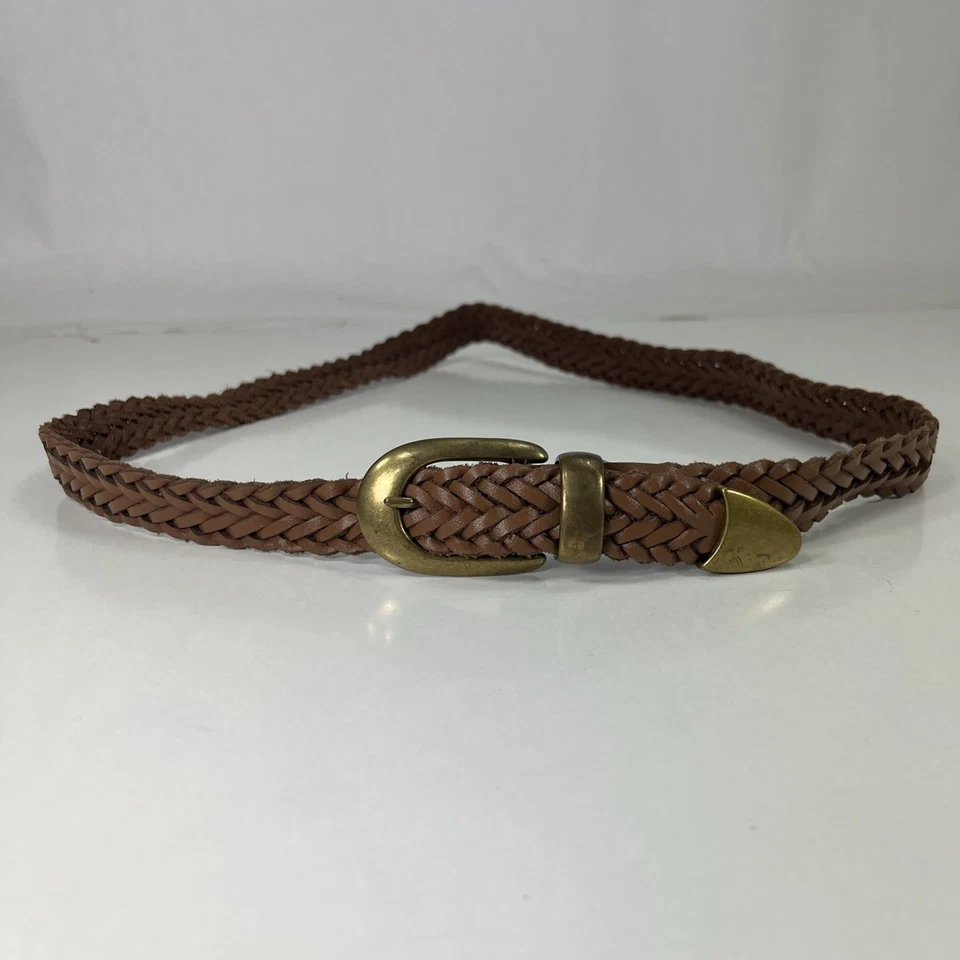 Cinturón trenzado marrón Capezio - cuero genuino - para mujer talla 33 Foto 2 de 4