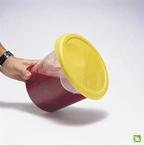 Rubbermaid Commercial Products Plastic Round Food Storage Container with Bail Ha - Image 3 of 4
