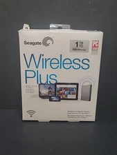 SEAGATE WIRELESS PLUS 1 TB Mobile Device Storage New Open Box