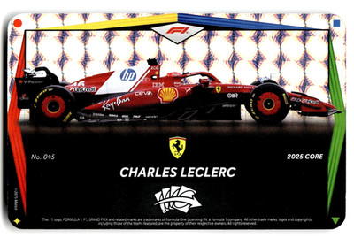 2025 Uno Elite Formula 1 Card: #45 Nitro Foil Charles Leclerc