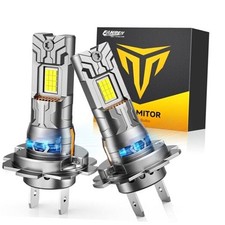 6th-gen LED Bulbs,80000LM 1500 Super Brightness,Real 1:1 Mini Size LED Fog H7