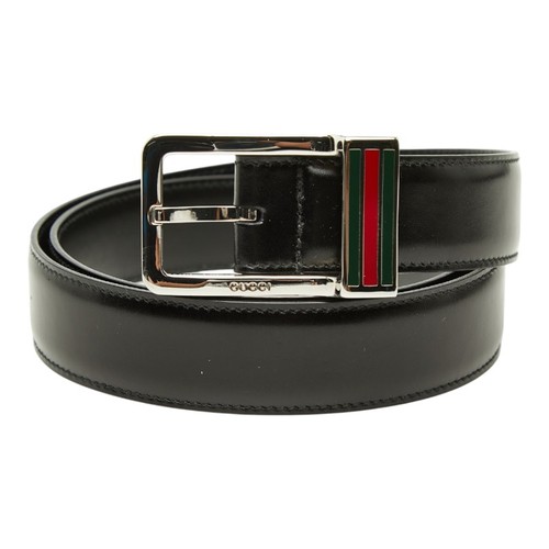 GUCCI Sherry line Square logo buckle belt 162938 mens 【Used】