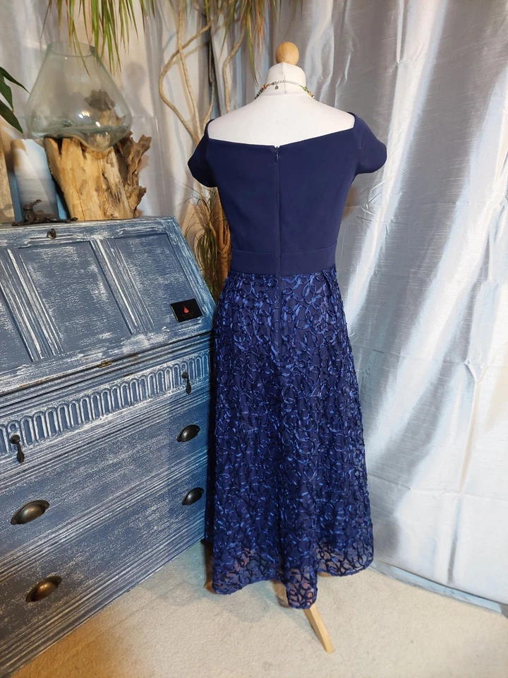 Coast elegant blue tape lace Dress Size 18 – Wedding / Party / Evening / Formal - Image 3 of 4
