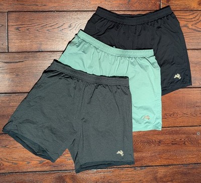 3X Tracksmith (2) Session Running Shorts + (1) 2 in 1 Session Shorts - Men's M