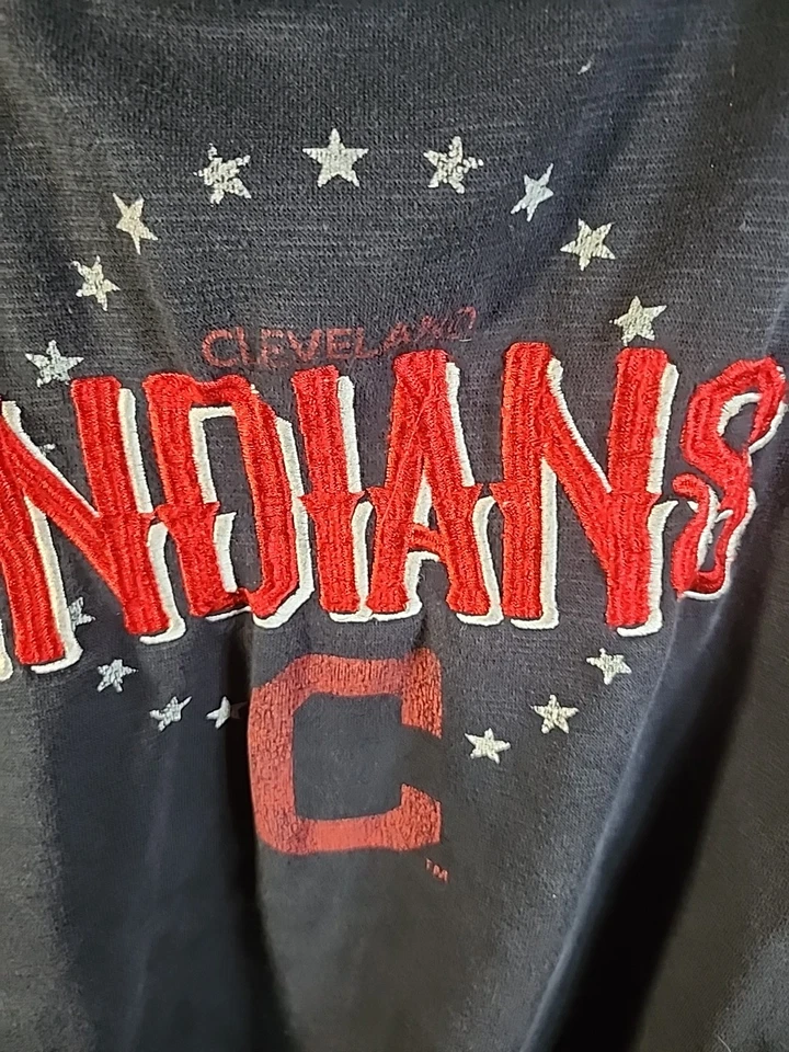 Vintage Cleveland Indians Hoodie Size XLarge MLB Genuine By Soft AS A Grape - Image 2 of 4