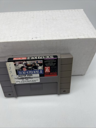 Tecmo Super Bowl III (Super Nintendo SNES) - Picture 3 of 8
