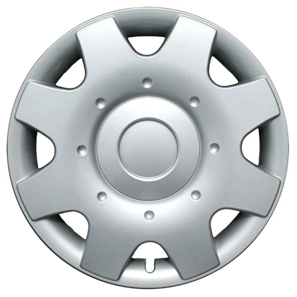 Set of 4 Hubcaps 16" Silver ABS Wheel Covers for 1998 - 2001 Volkswagen Beetle - Изображение 4 из 4