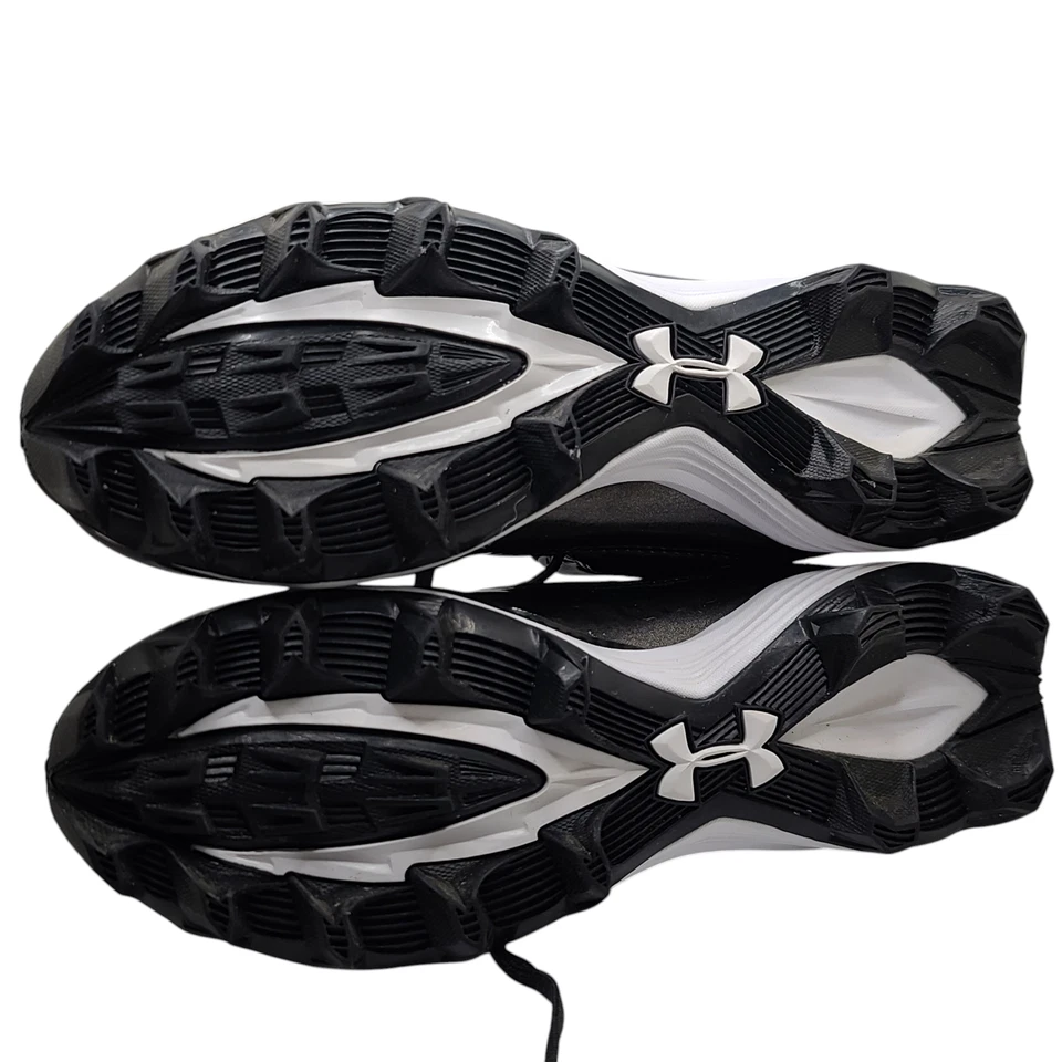 Футбольные бутсы Under Armour для мальчиков Hammer размер 4Y черные *неидеальные/без коробки* - Изображение 4 из 4