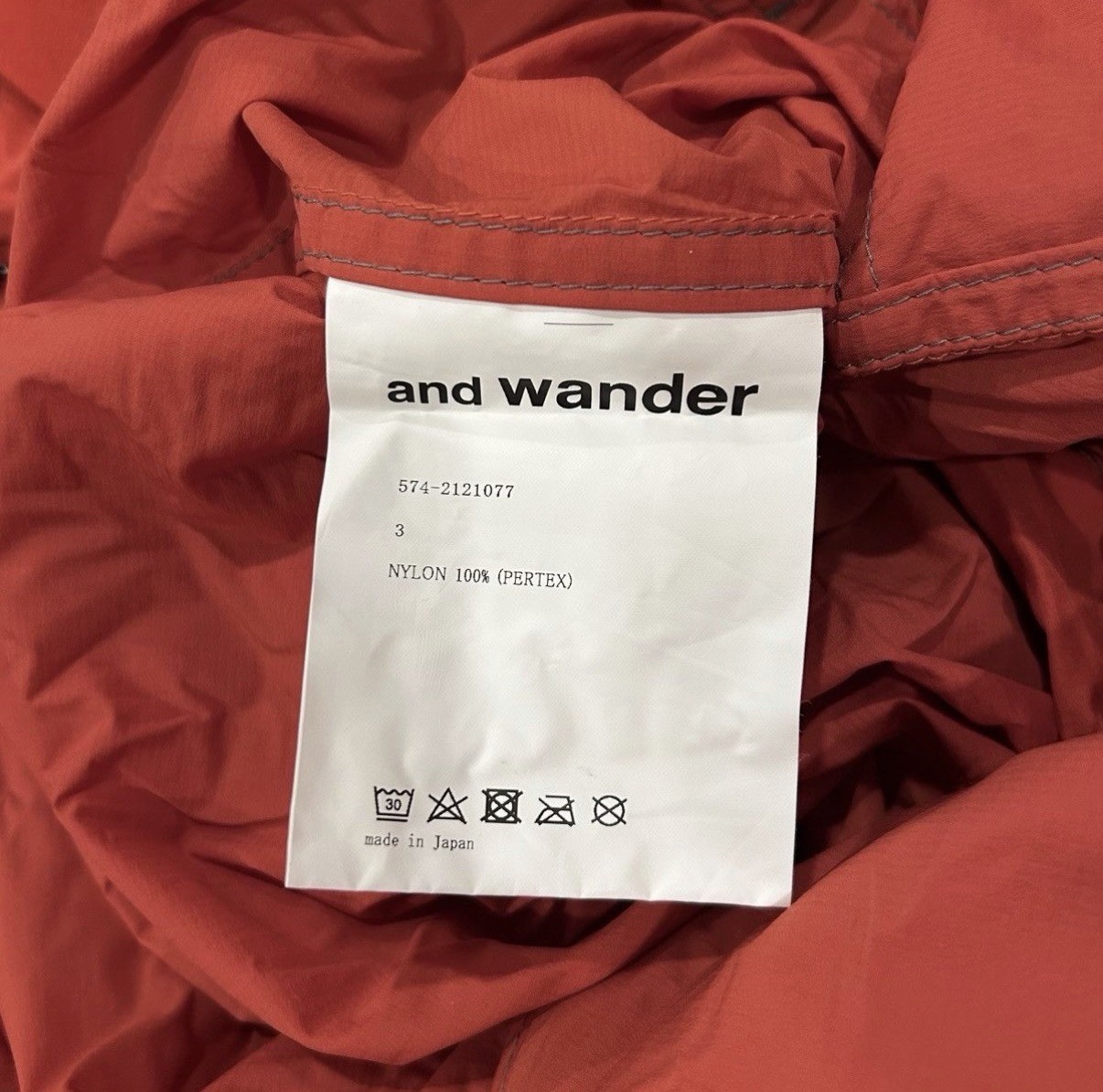 And Wander Pertex Nylon Packable Wind Shell Jacke… - image 6