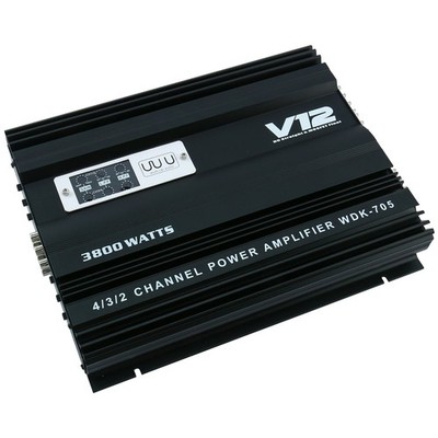 3800W 4 Channel Car High Power Amplifier Stereo Audio Amp Speaker Bass Subwoofer
