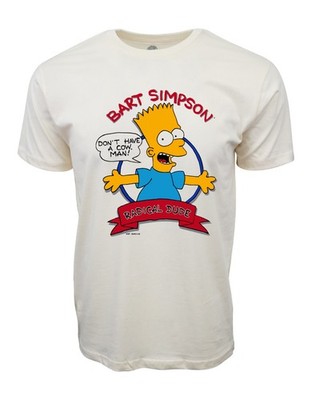 The Simpsons Bart Dont Have A Cow Man  Graphic T shirt