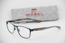 NEW MOREL NOMAD 2375N VN 040 TEAL GREY HORN AUTHENTIC FRAMES EYEGLASSES 54-16