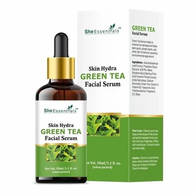 She Essentials Green Tea Gesichtsserum für alle Hauttypen 30ml
