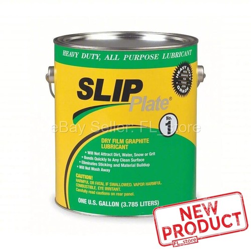 Slip Plate 1 Gallon Graphite Dry Film Lubricant Slip1-4X1g NEW - Picture 1 of 6