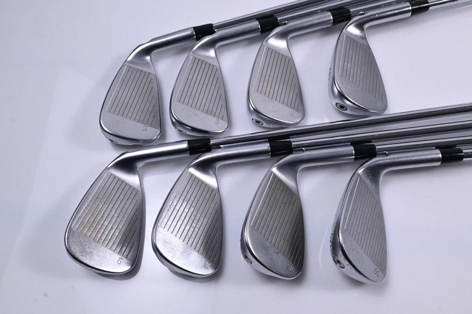 Left Hand Ping G430 Irons / 5-PW+45+50 / Blue Dot / Regular Flex Ping AWT 2.0 - Image 3 of 4