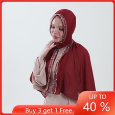 Women Hijab Long Headscarf Muslim Turban 175 70Cm Shawl Wrap Scarves Stole Scarf