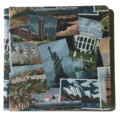 Creative Memories Tapestry Passport Travel Album Sand Pages Vacation FIFA USA