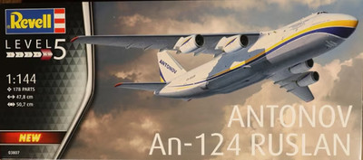 Revell G 3807 Russian Antonov An-124 Ruslan Aircraft plastic model kit 1/144