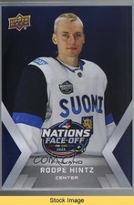 2024-25 4 Nations Face-Off Blue Roope Hintz #15 READ tm7
