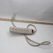 Ace Power Strip 6 Outlets White 2ft Length