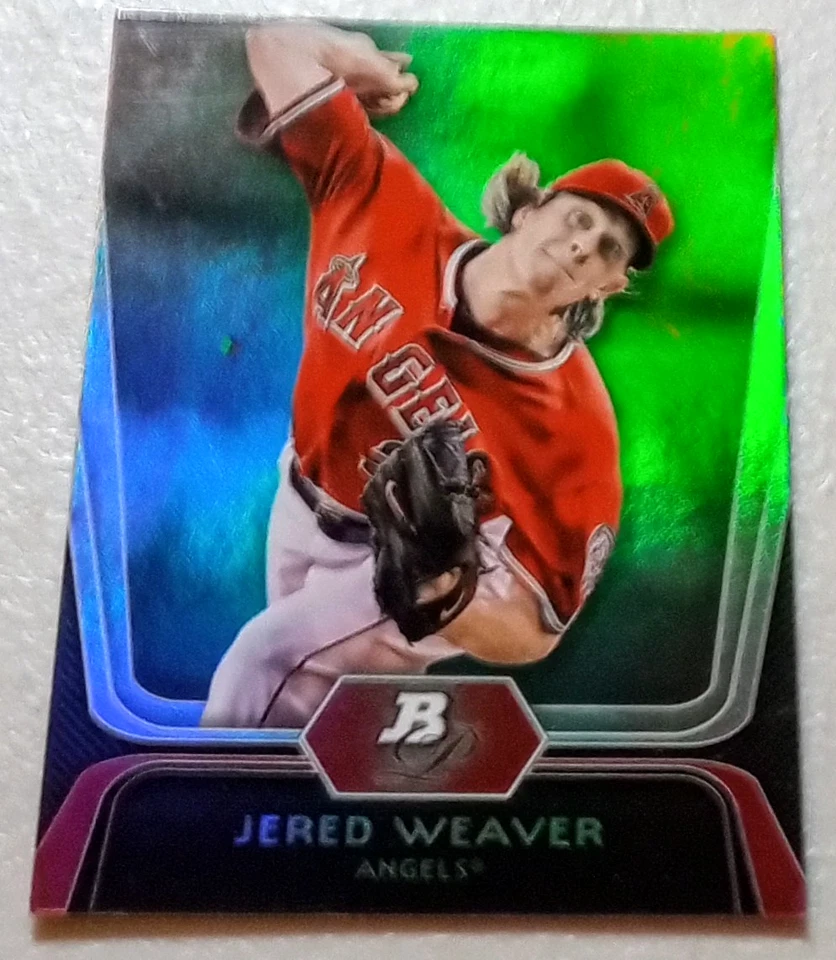 Jered Weaver 2012 Topps Update Series Golden Moments Heavenly Seventy - Image 3 of 4