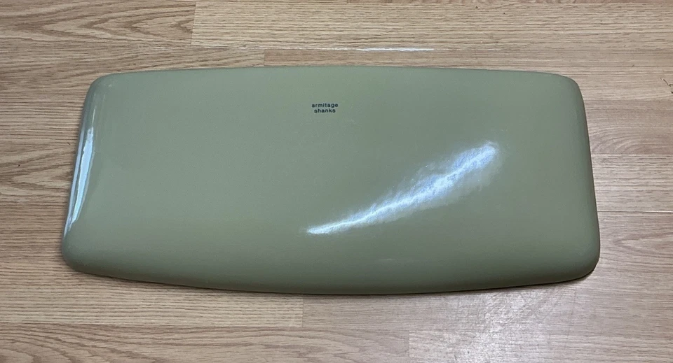 Toilet Cistern Lid = AVOCADO - Armitage Shanks “17501-2”, Size 525 x 228mm, - Image 3 of 4