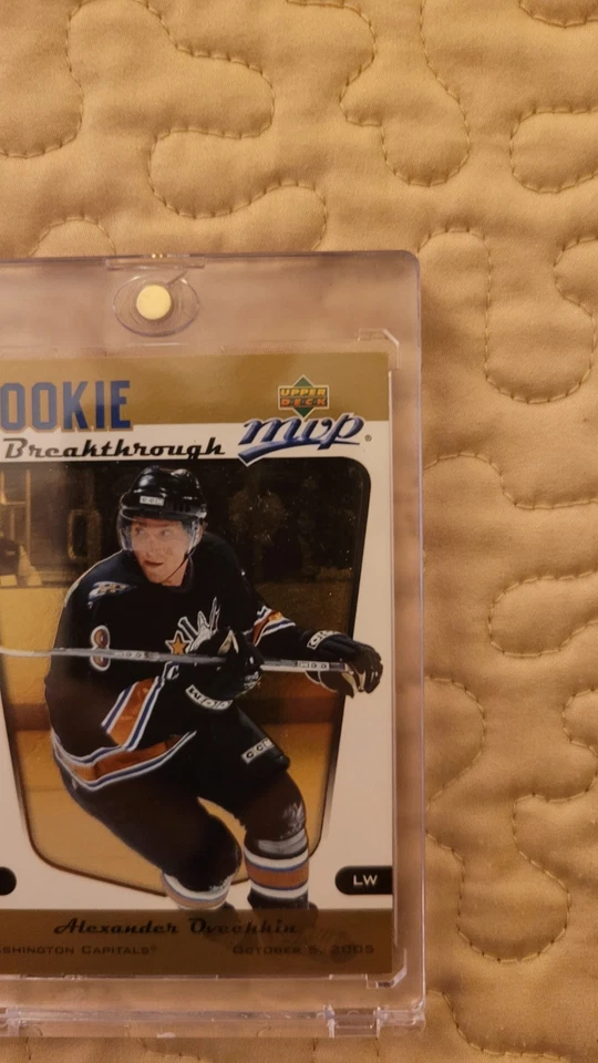 Tarjeta de novato Alexander Ovechkin 2005-06 Upper Deck MVP Rookie Breakthrough🔥🔥!!  Foto 4 de 4