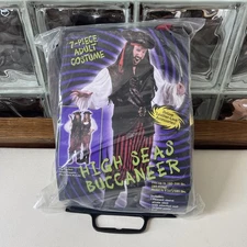 Halloween High Seas Buccaneer Costume Fun World Adult One Sz up to 200 lb 5'11"