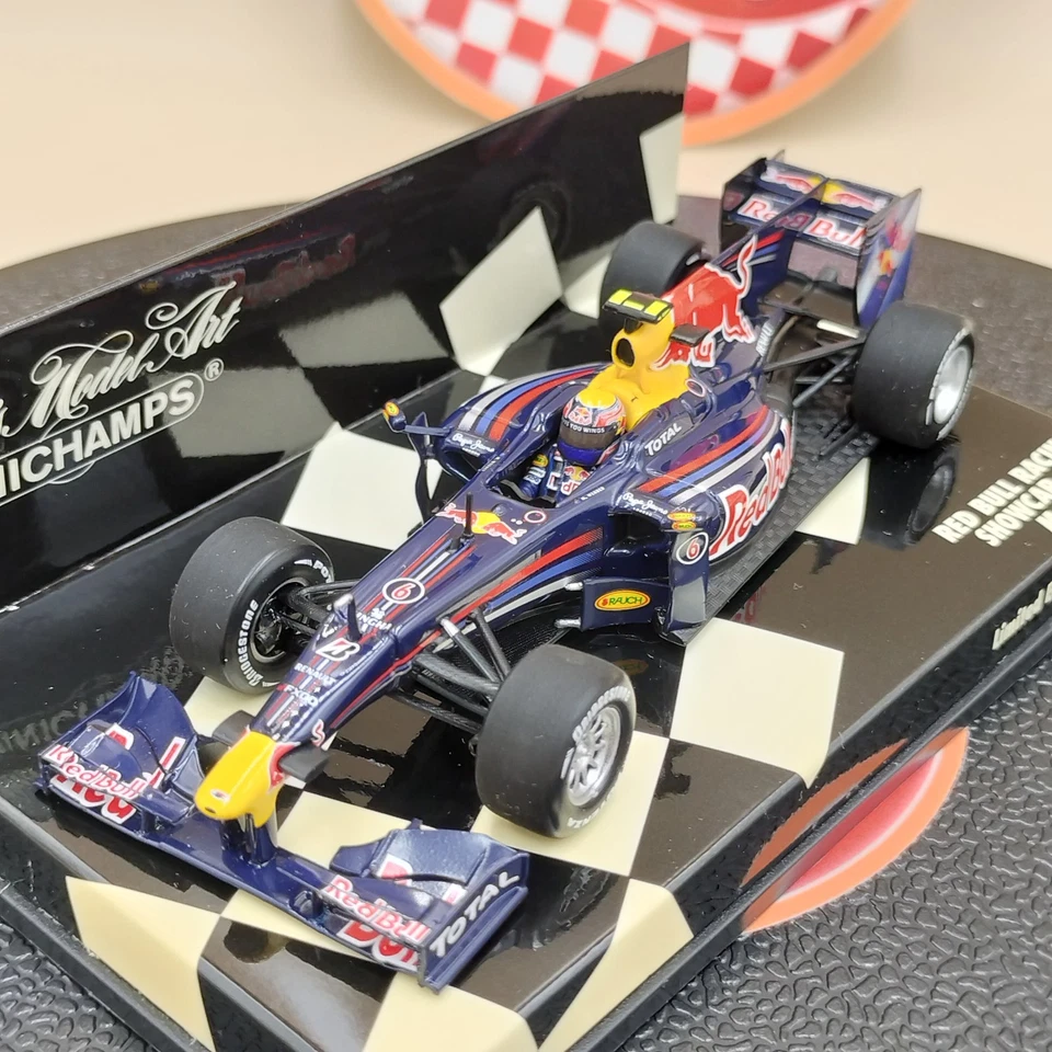 MINICHAMPS 1/43 Red Bull Racing RB6 Showcar 2010 Mark Webber #6 400100076 - Image 2 of 4