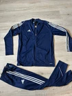 adidas Tiro23 Competition Fire Set Top Bottom Mens Bird Blue Track Suit