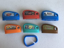 FISHER PRICE Smart Cycle Game Cartridge Lot of 6 Hot Wheels Cars SpongeBob DC