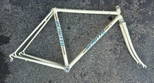 VINTAGE BENOTTO 47CM ROAD BIKE FRAME WITH HEADSET AND BOTTOM BRACKET   LUGGED
