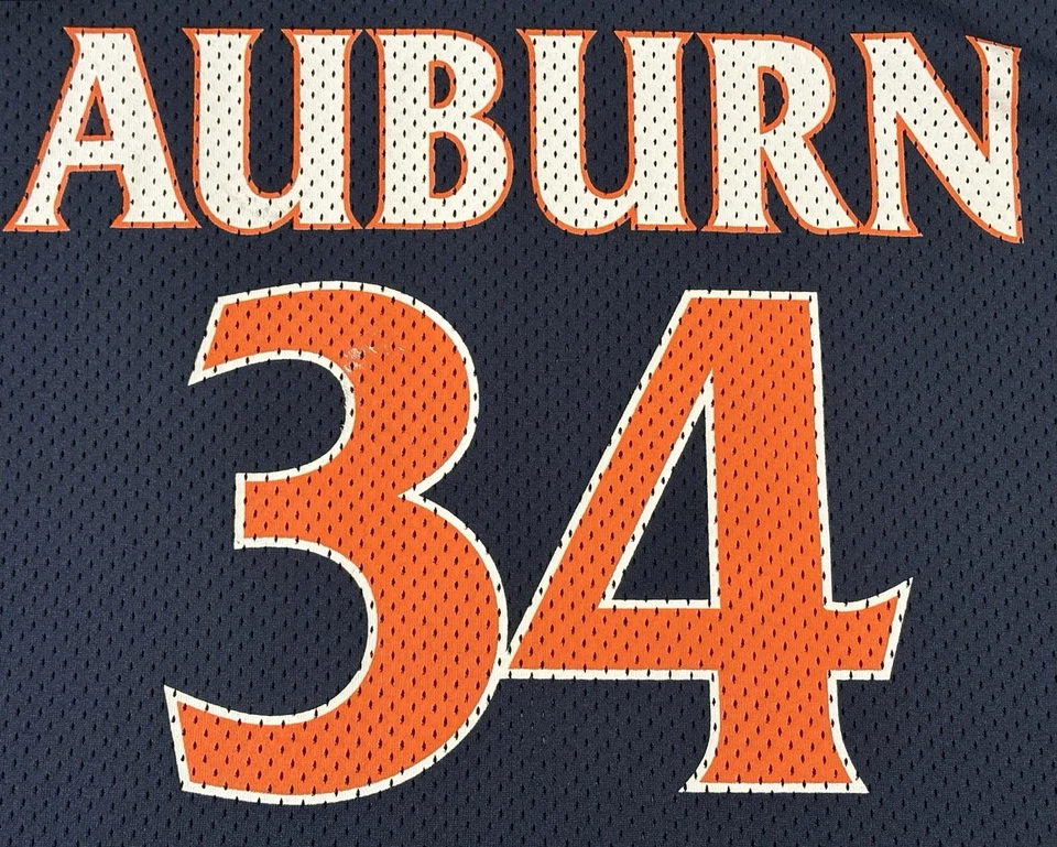 NWT Barkley #34 Auburn Tigers Basketball Jersey~2XL~The Original Retro Brand~$75 - Image 2 of 4