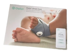 Owlet Dream Sock Smart Wearable Baby Monitor Infant Pulse Oximeter Oxygen Heart