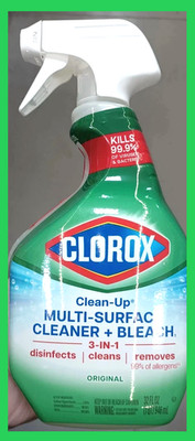 Clorox Clean-Up Original Scent Multi-Surface Cleaner with Bleach 3 in 1  32oz