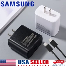 Original Samsung Galaxy S25/S24/S23 +/Ultra 45W USB-C Super Fast Charger & Cable