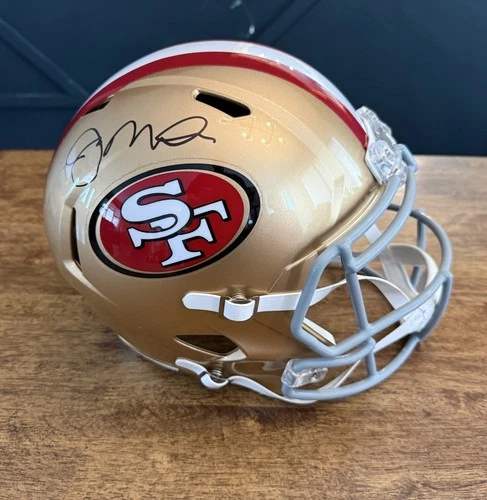 Joe Montana Signed San Francisco 49ers Full Size Speed Replica Helmet Beckett
