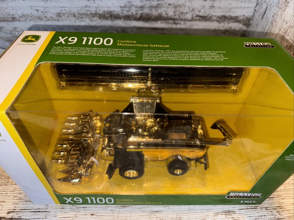 1/64 John Deere X9 1100 Combine With Duals, Gold Plated Dealer Expo Award - Image 3 of 4
