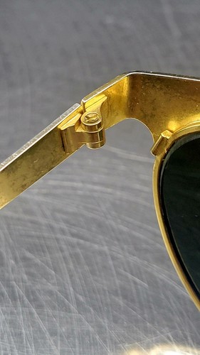 Vintage Cat Eye Sunglasses Metal Frame Glass Lenses Made In Taiwan Unbranded - Picture 8 of 13