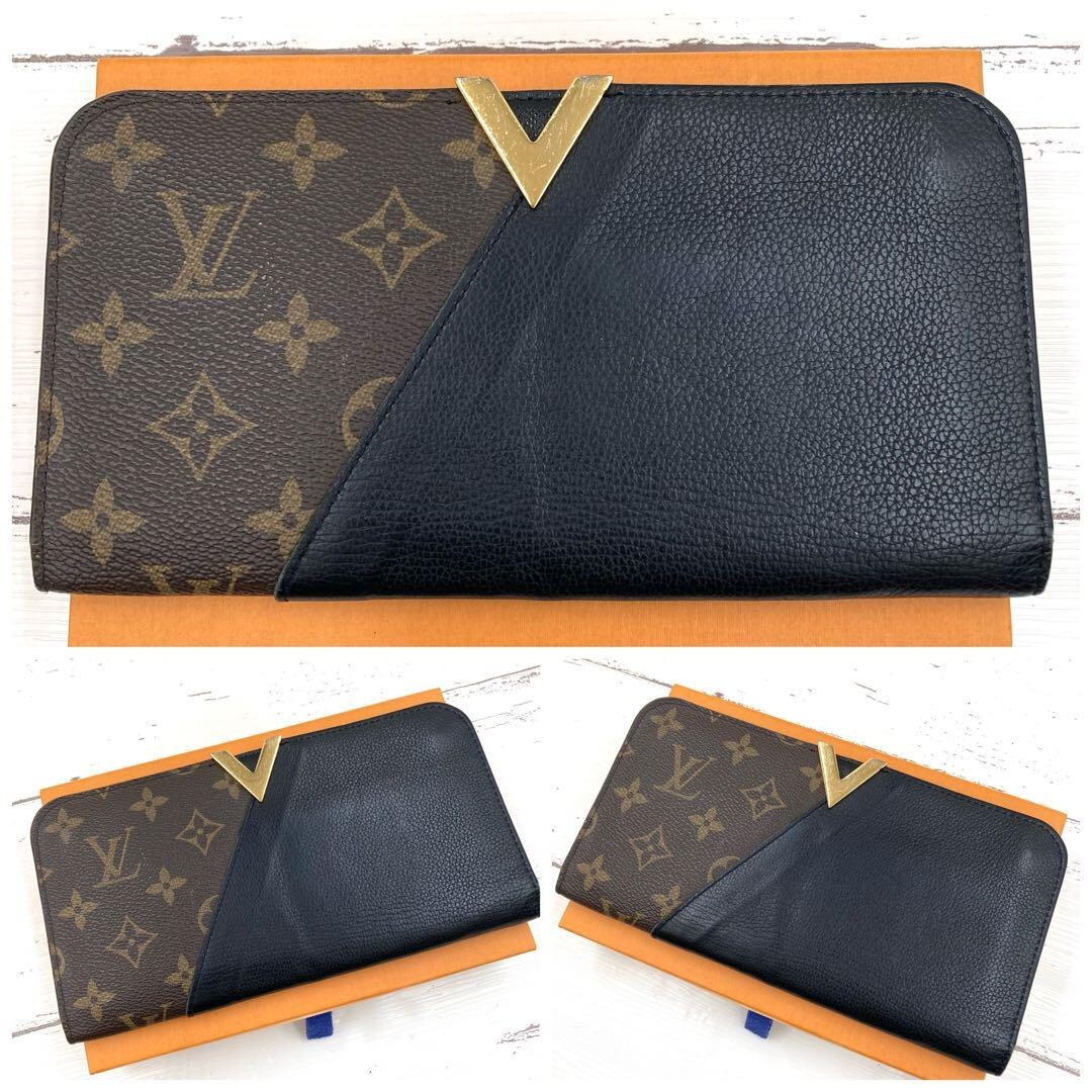 LOUIS VUITTON キモノ モノグラム ノワール 長財布 M56175 ルイ・ヴィトン(LOUIS VUITTON)ルイ・ヴィトン ポルトフォイユ キモノ